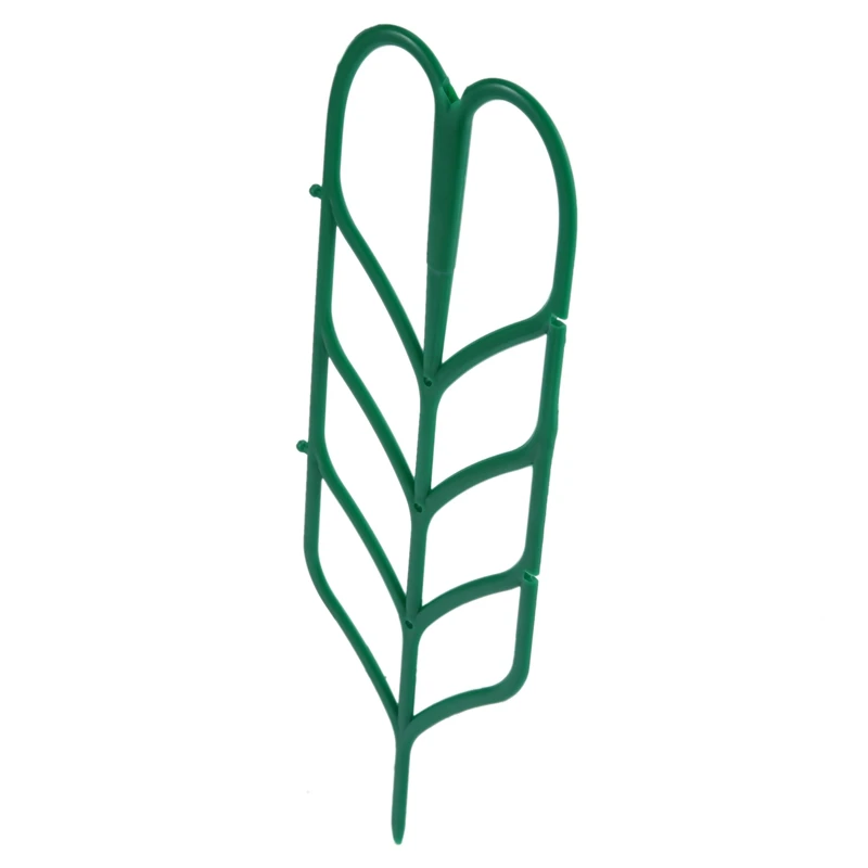9Pcs Mini DIY Leaf Shape Garden Trellis Plants Lattice Pots Supports For Climbing Plants Potted Vines Ivy Cucumbers
