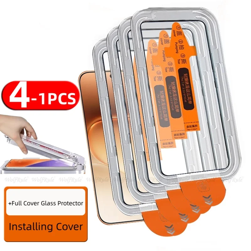 Premium Honor 600 Pro Tempered Glass Screen Protector - Full Cover 9H HD Dust-Free Glass
