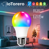 IoTorero WLED RGBCCT E27 15W LED Bulg Works With Home Assistant
