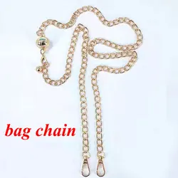 Metal Chain Bell Chain DIY Replacement Shoulder Bag Strap Chain Gold Handles Handbag Purse Bag Accessories Bag Decoration