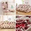 Big Flower Sofa Cover Printed Couch Cover Polyester Bench Covers Elastic Stretchy Furniture Slipcovers for Christmas Home Decor 2