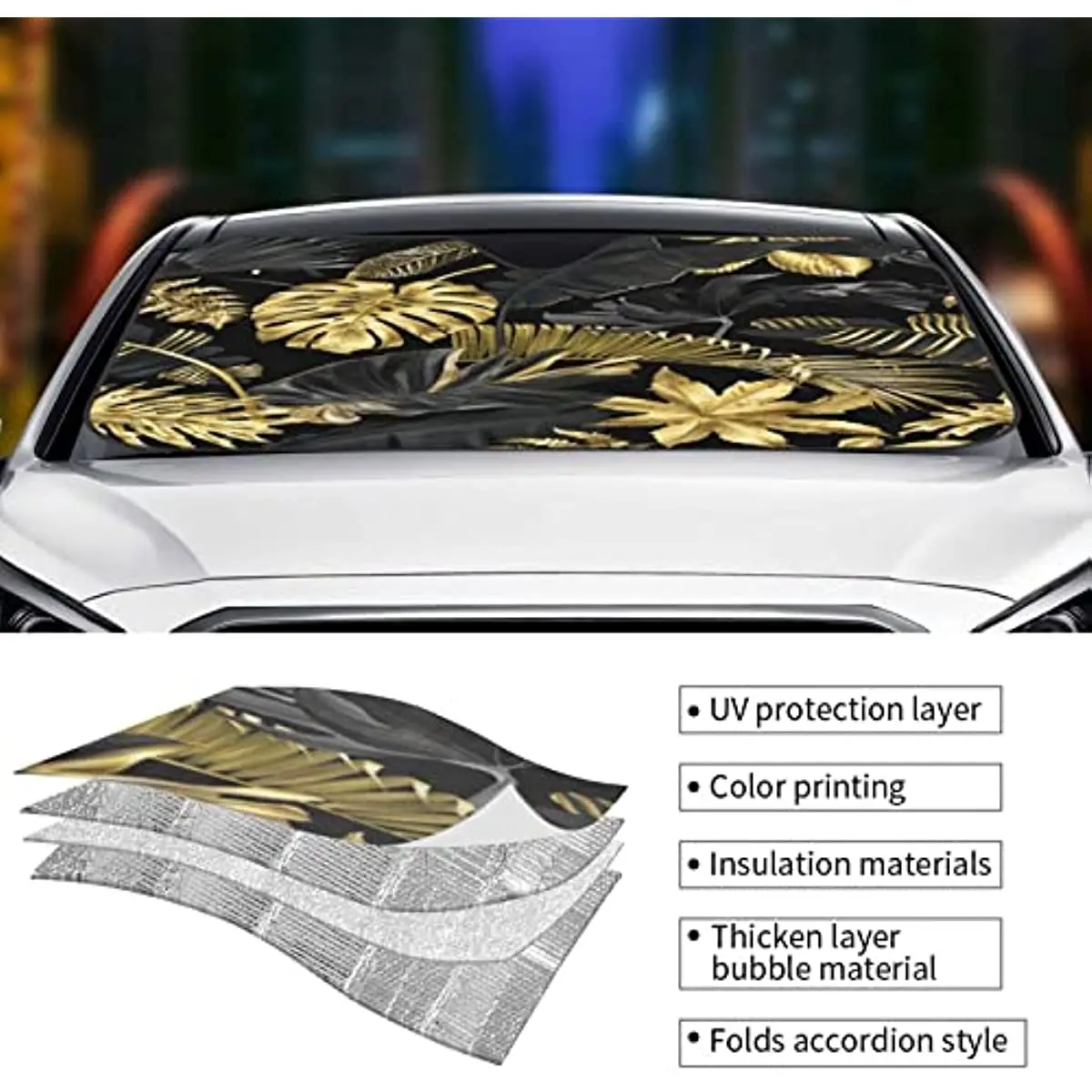 Рисунок 3 - Солнцезащитный козырек на лобовое стекло автомобиля