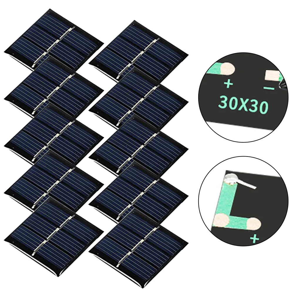 GTIWUNG Pack Of 10 60 X 80 Mm Mini Monocrystalline Solar - View #8