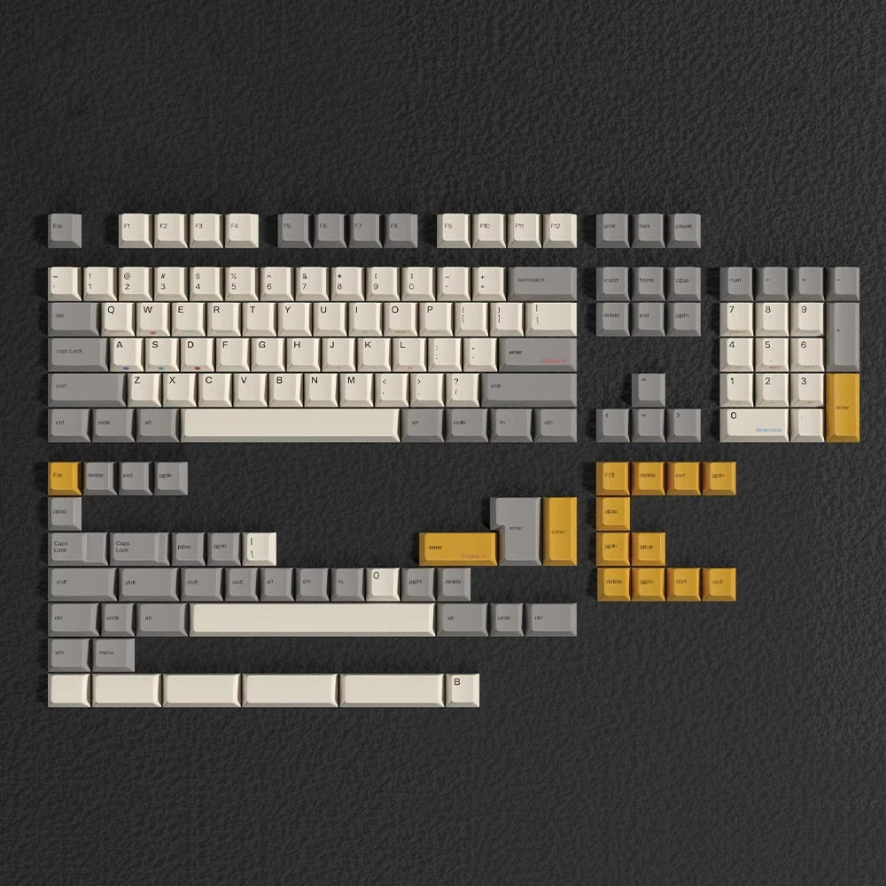 Soulcat-teclados Sublaterais de Impressão com Tintura Pbt Grego Série Retro Russo 9009 Indústria Pesada Espessura de 17 mm Ponta Cereja - Imagem 4