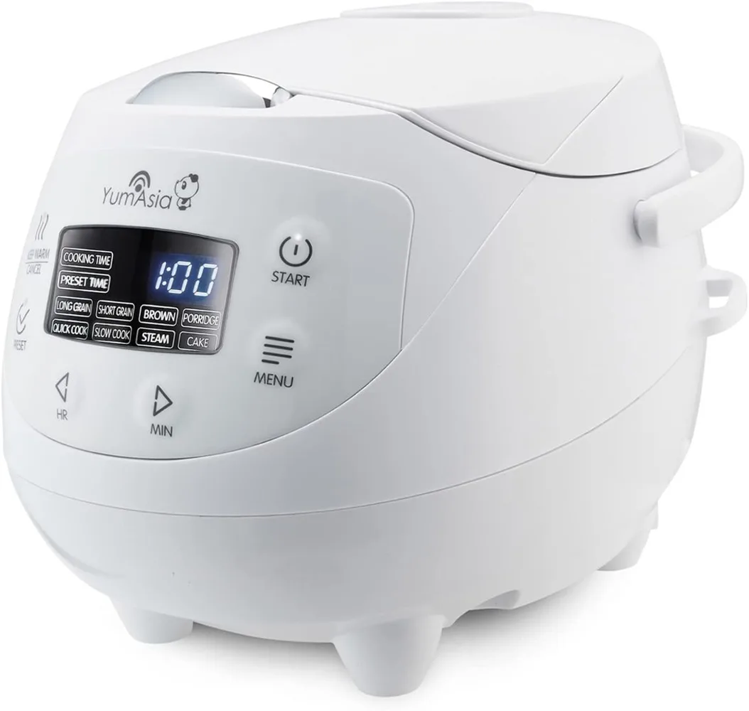 

Panda Mini Rice Cooker With Ninja Ceramic Bowl and Advanced Fuzzy Logic (3.5 cup, 0.63 litre) 4 Rice Cooking Functions