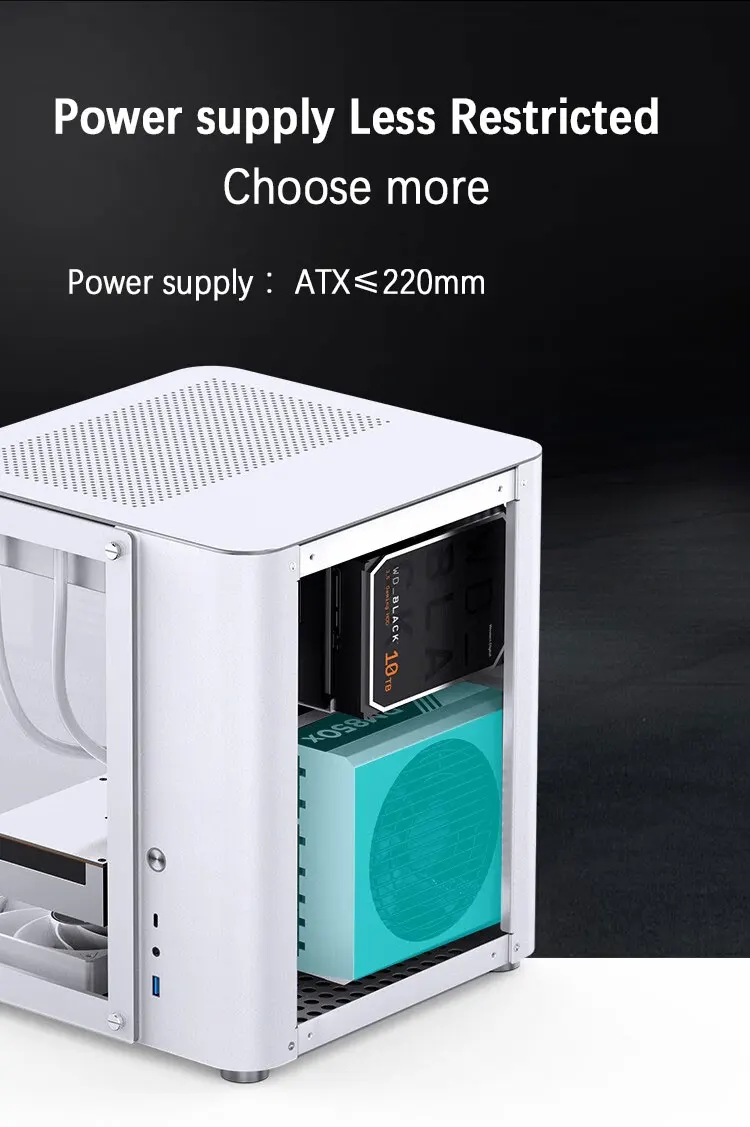 Корпус для мини-ПК JONSBO TK-1/ITX | AliExpress