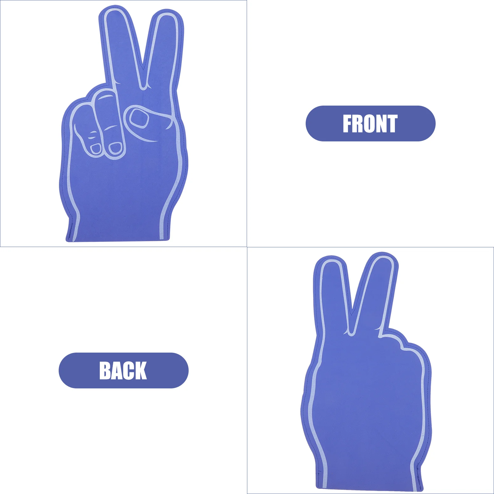 

3Pcs Foam Finger Cheering Foams Finger Sports Event Props Photo Props Competitive Events Supplies