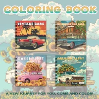 1pc, Teenagers Colouring Book 30 Sheets 8.3x 8.3in Suitable for Stress Reduction, Emotional Relaxation, Christmas Halloween 1