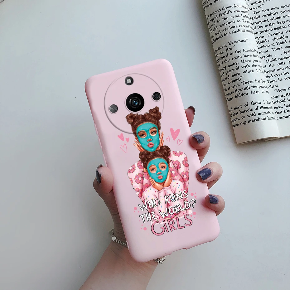 Stylish Pretty Girl Soft TPU Phone Case - Realme 11 Pro+ Collection