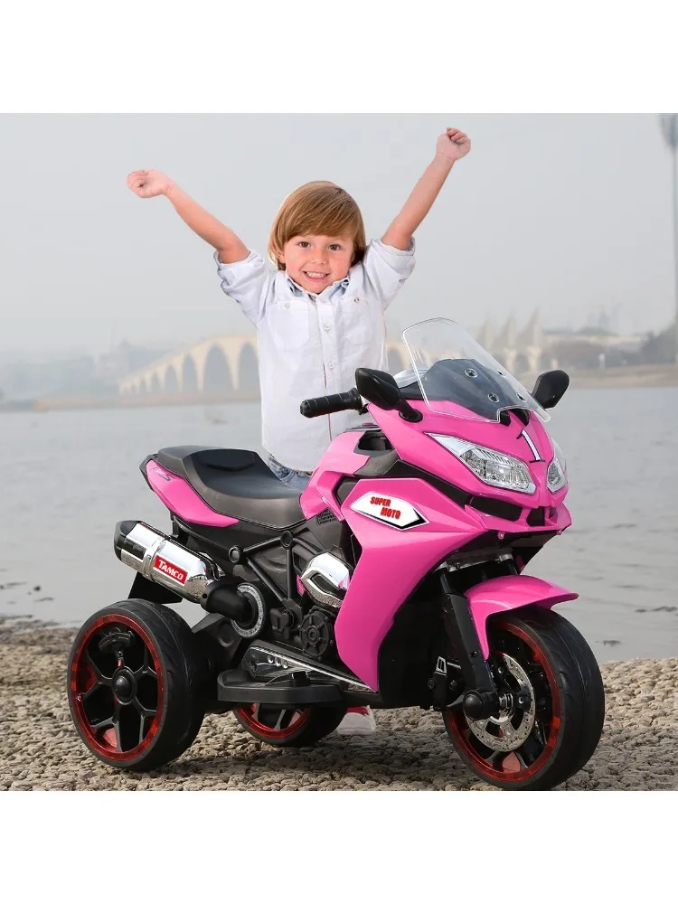 TAMCO 12V Kids Electric motorcycle/ ride on motorcycle,Girls Motorcycle, Children Battery Motor Bikes Rechargeable 3 Wheels