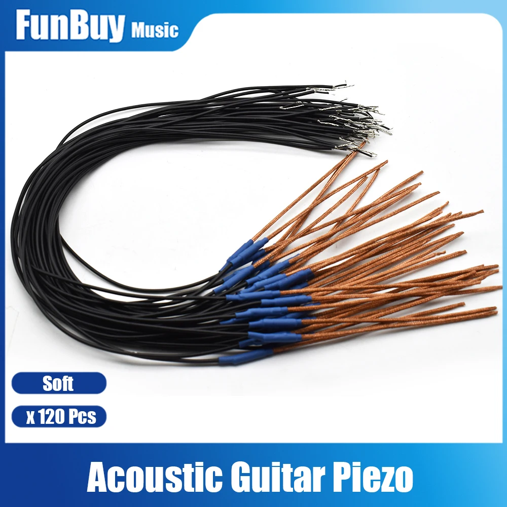 1 PC Piezo Pickup Acoustic Guitar Transducer with Knob Cap Piezo Pickup Accessory 