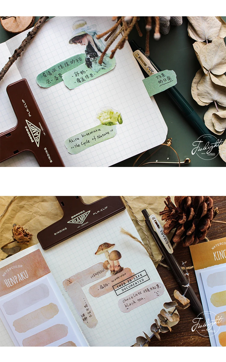Conjunto de Almofadas de Memorando Papel de Cor Bloco de Notas Papelaria da Escola do Escritório Blocos de Notas Pegajosas Kawaii Fresca Diário Scrapbooking Adesivos 20 6 20 conjunto de almofadas de memorando notas