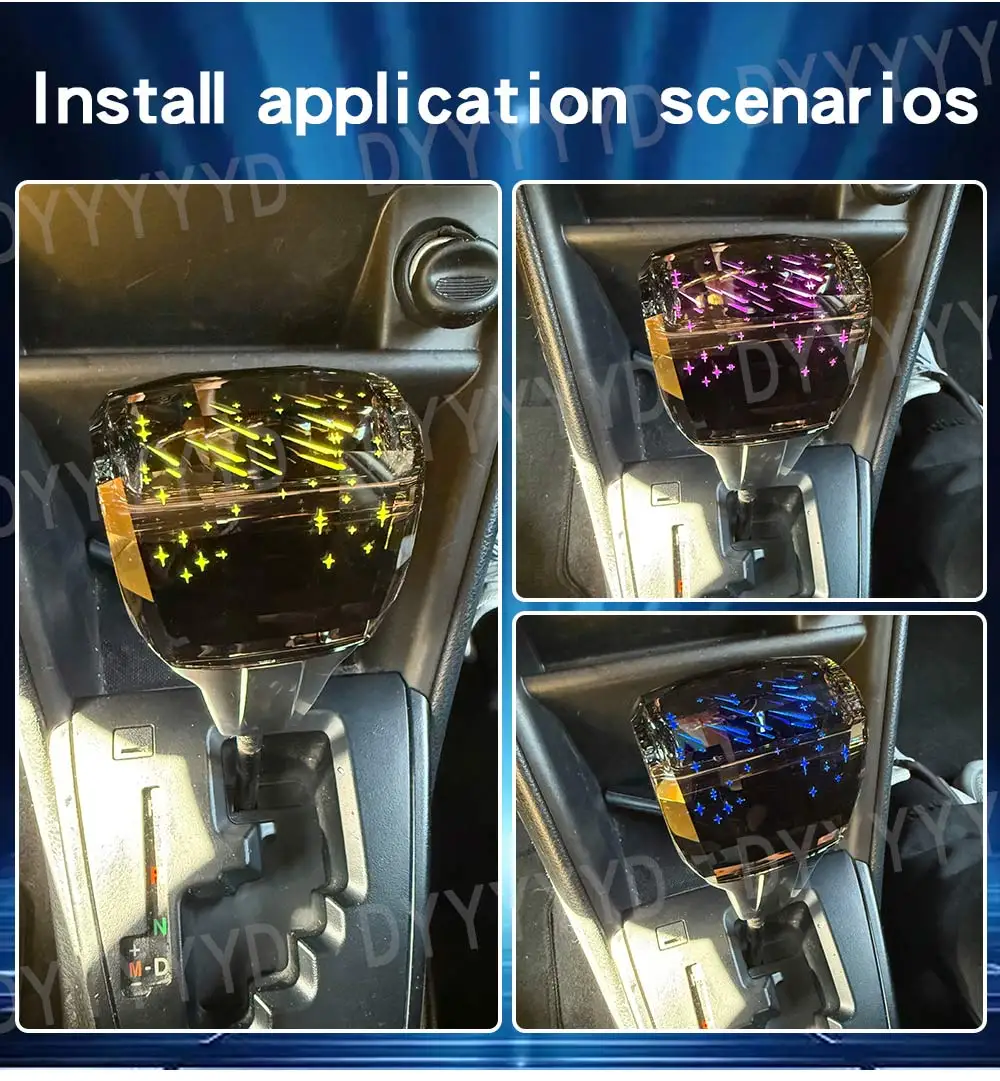 Gear Shift Knob For Mitsubishi OUTLANDER ASX EX l200 2022 Car Automatic Leather