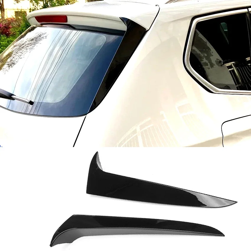 Car Rear Window Side Splitter Trunk Diffuser Canards Spoiler ABS For BMW X3 F25 2011-Auto Gloss Black Spoilers Accessories car spoiler accessories