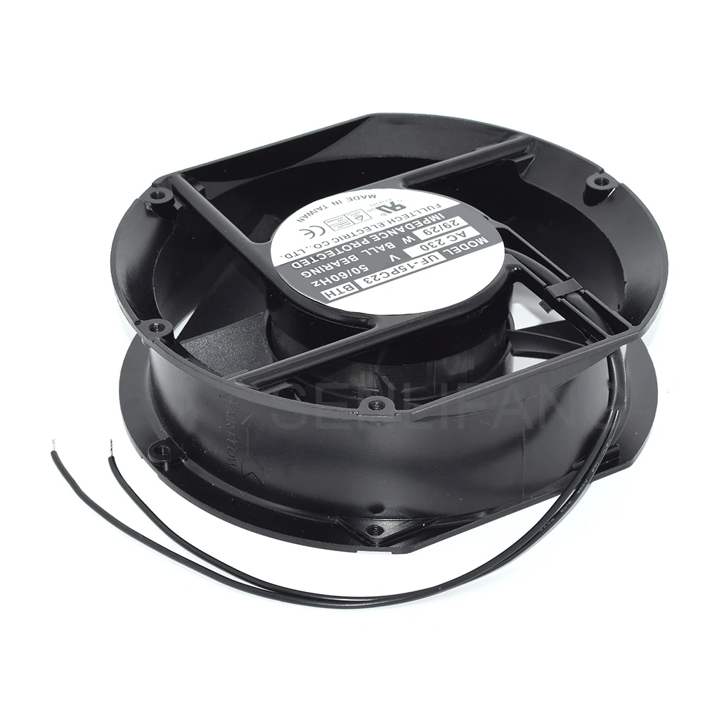 para Fulltech Uf15pc23 Bth ac 230v 50 60hz 29w 172x150x51 mm Rolamento de Esferas Impedância Protegido Servidor Ventilador de Refrigeração Testado ok - Imagem 3