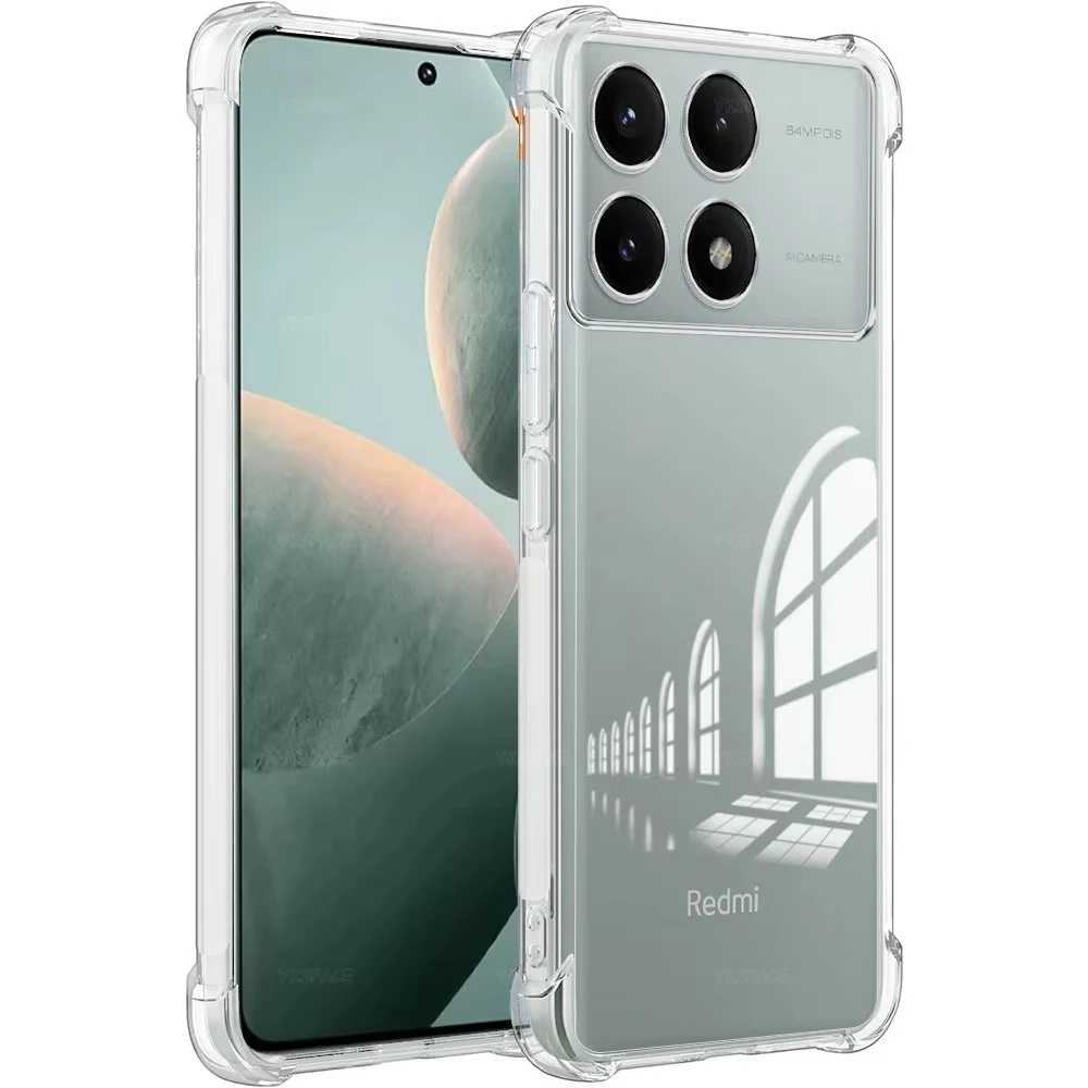 Shockproof Soft Silicone Airbag Clear TPU Phone Case