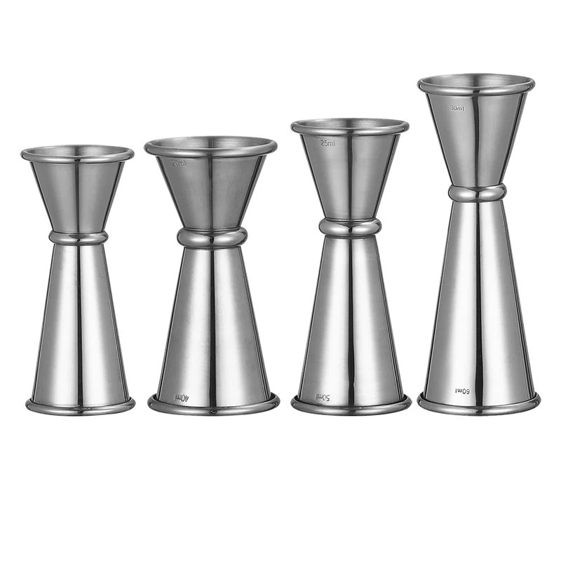 Multiple Size Stainless Steel Bar Cocktail Jigger Bar Measures Cocktail Drink Jigger Tools Accessories