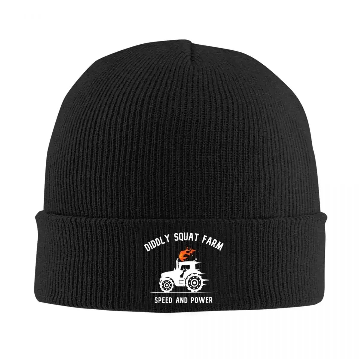 Diddly Squat Farm Shop Tractor Knitted Bonnet Caps 100% Cotton Fashion Keep Warm Hats