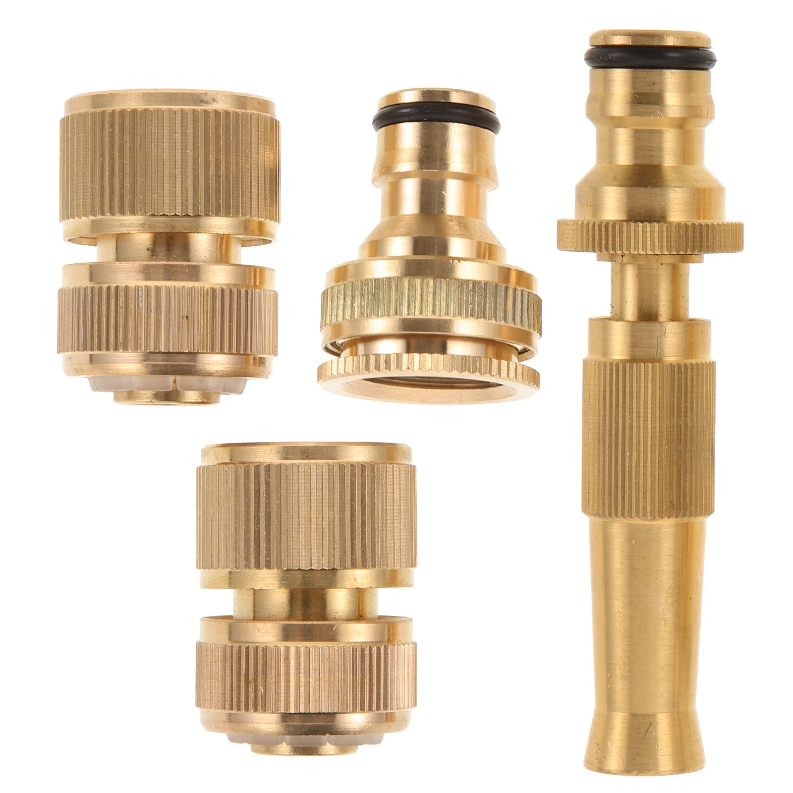 

4 Pcs High Pressure Water Watering Nozzle Hoses Car Washing Fitting Converter Sprayer Garden