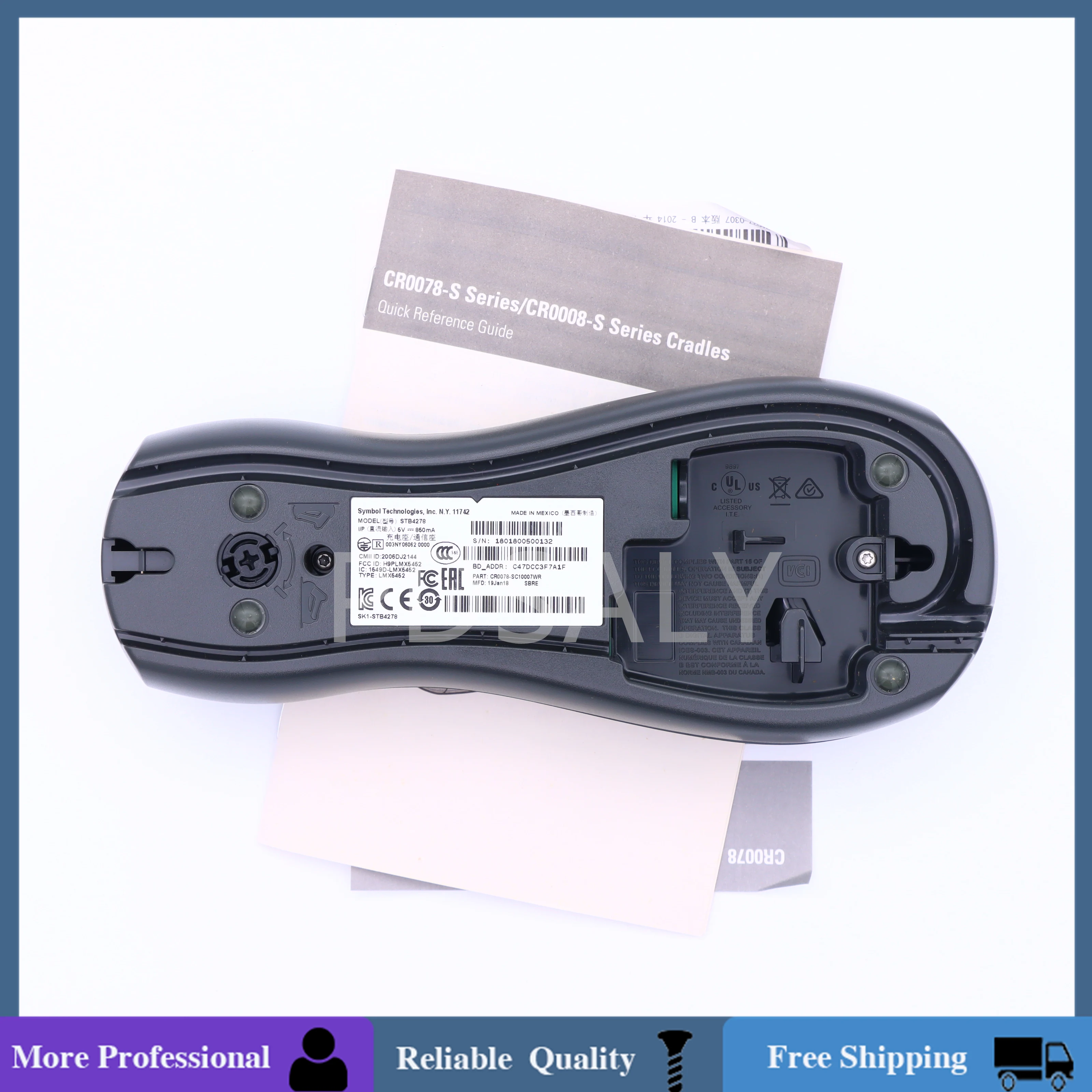 New Battery Charger/ Cradle For Motorola Symbol Li4278 Ls4278 STB4278 CR0078-SC10007WR
