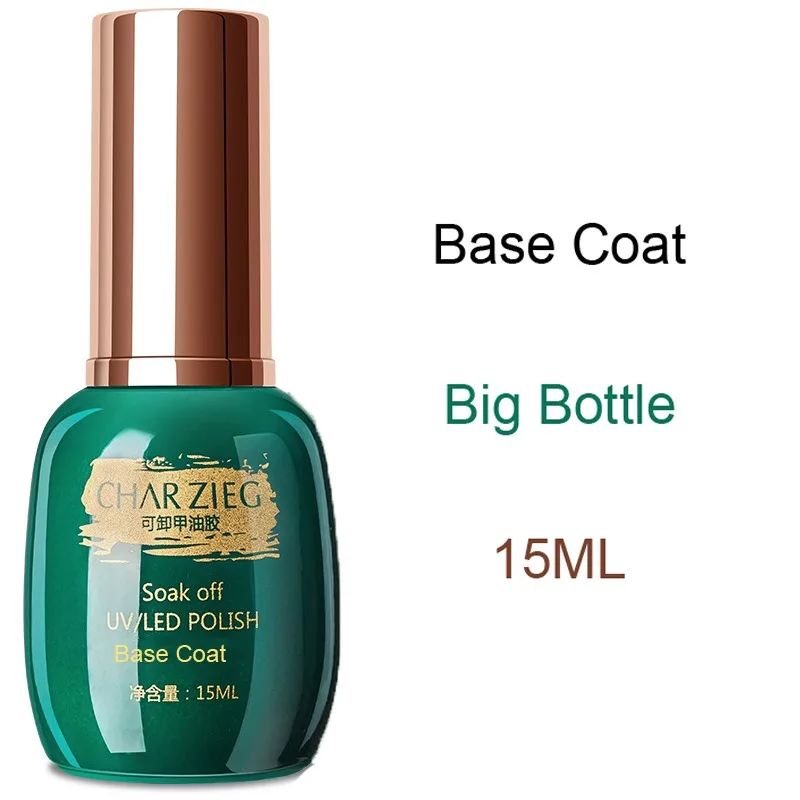 15ml/Jar No Wipe Top/Base Coat Nail Gel Long Lasting Soak off UV Nail Gel Polish Protector Primer UV Gel Nail Art Top Gel GY45-7 3