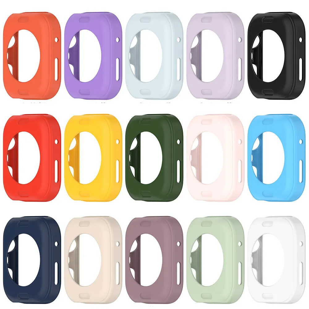 Durable Silicone Protective Case for Smartwatch with Screen Protector