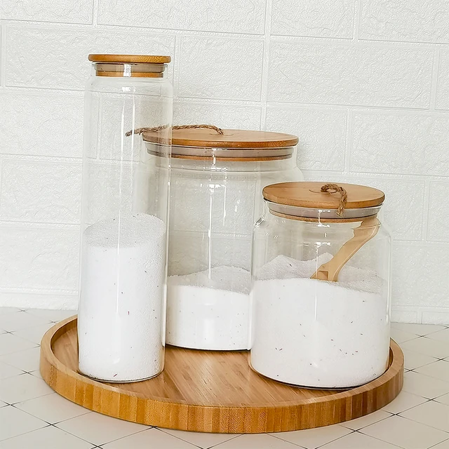 Glass Storage Jar Set