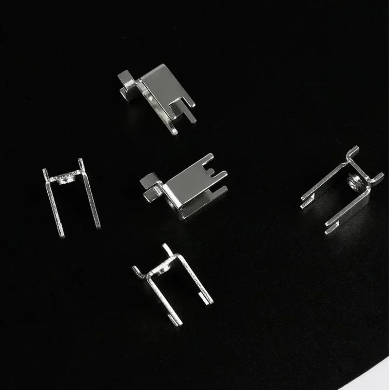 100pcs M3 Tensile PCB Welding Terminal PCB74 U Hardware 4Pin Mounting Seat Stamped Copper Terminal