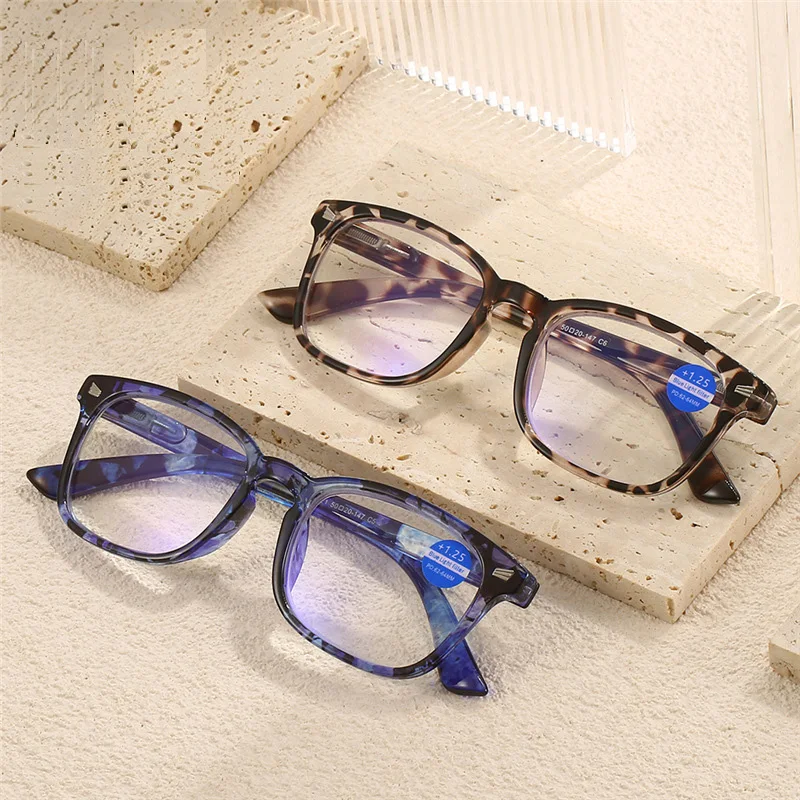 

Large Frame Anti Blue Light Reading Glasses High Definition Presbyopia Eyeglasses Diopter +1.0 +1.5 +2.0 +2.5 3.0 3.5 4.0 Unisex