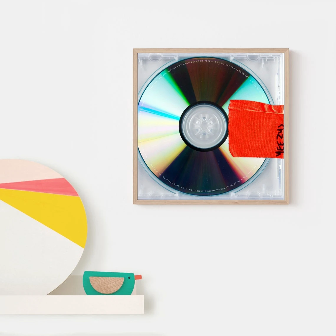 Kanye West Yeezus Hip Hop Music Album Cover Canvas Poster Rapper Pop