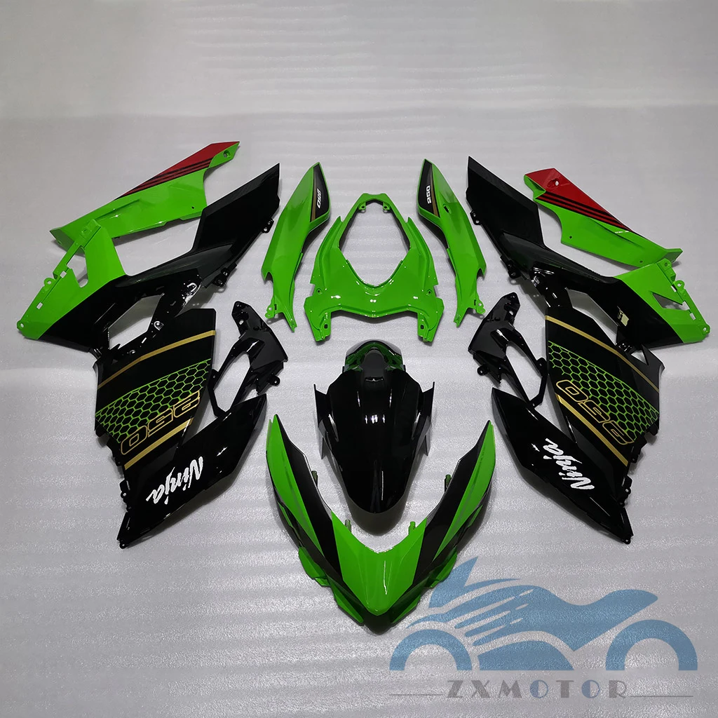 

New ABS Motorcycle Fairing kits Fit for Ninja400 18-24 EX400 Ninja 400 2018 2019 2020 2021 2022 2023 2024 green fairings kit