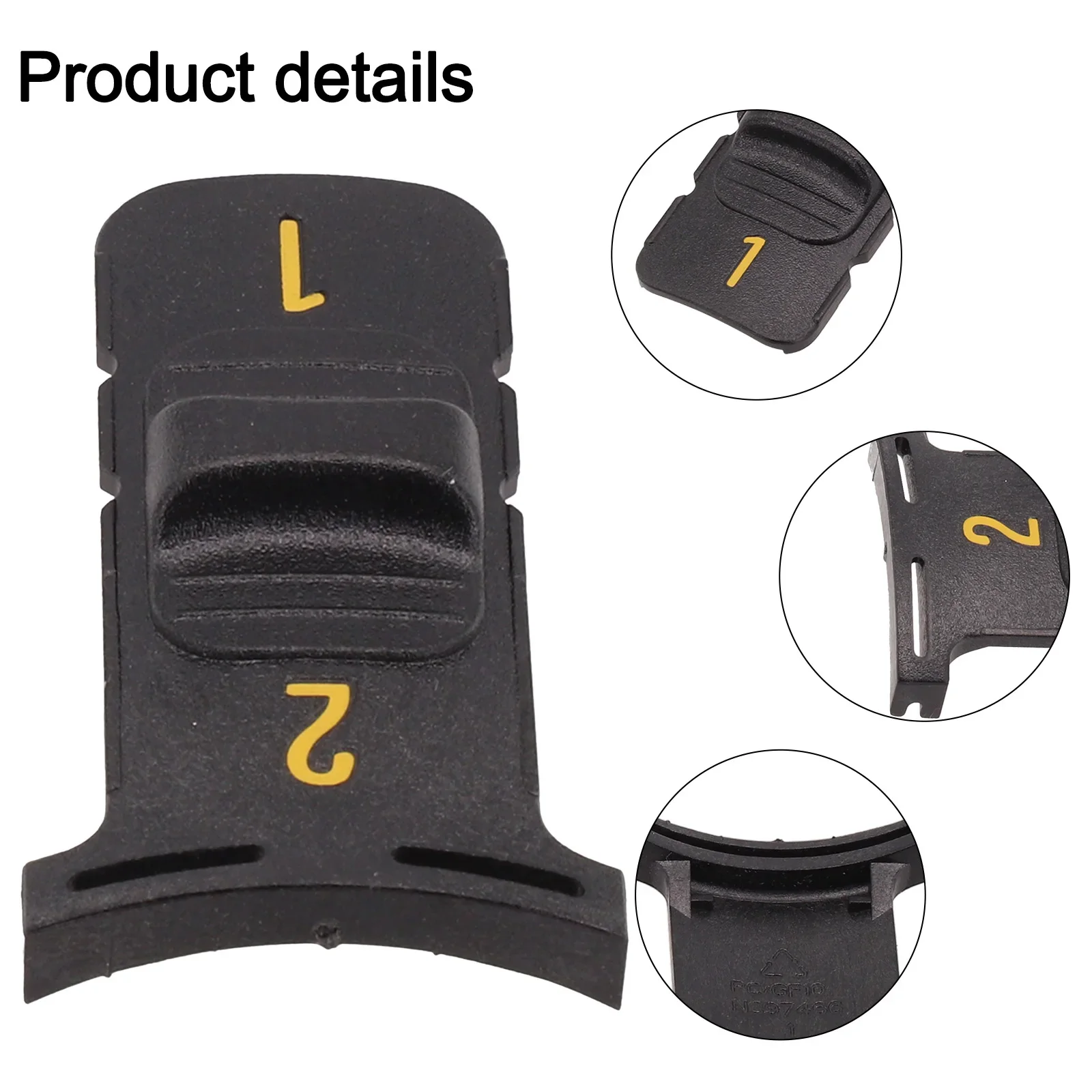 Practical New Shifter Button DCE151TD1 For:DCD791B-B3 Power Tools Replace Accessories Brand New DCD791B DCD796D2