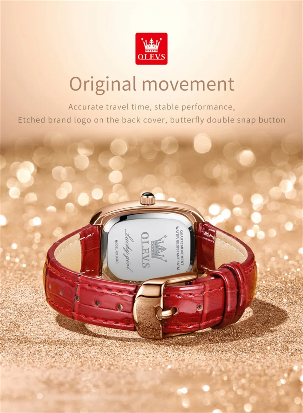 OLEVS 9940 Luxury Women Watch description image 3