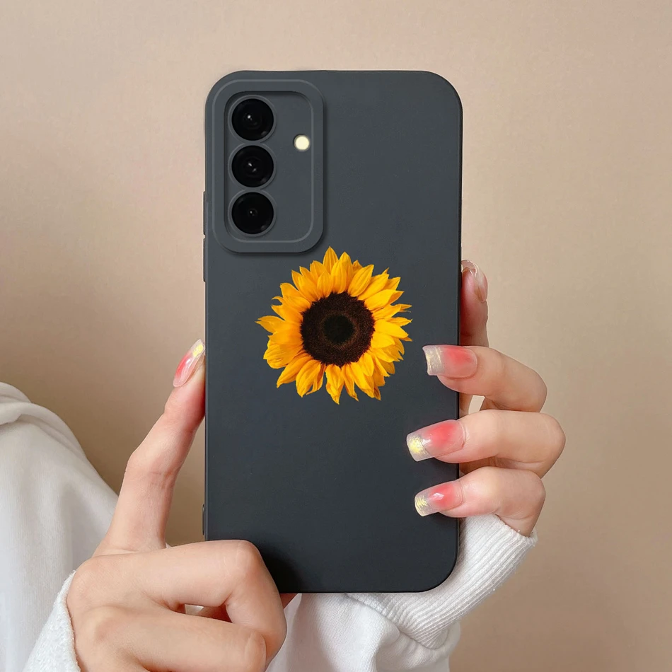 Leisure Flowers Soft Silicone Phone Cover - Full Protection Anti-Drop Housing