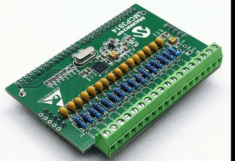 

MCP3914 MCP3911 ADC модуль 24-битный ADC синхронный отбор проб Высокоточный модуль сбора данных