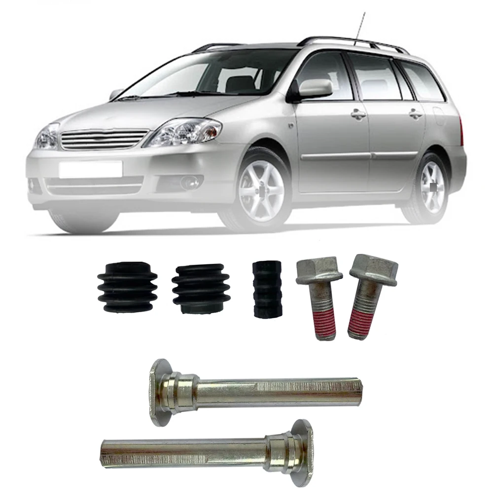 프론트 브레이크 켈리퍼 슬라이더 핀 가이드 키트, Toyota Corolla E12 2002-2007 BCF1376A
