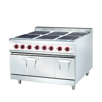 Commercial Kitchen Hot Plate 4 6 Burner Electric Cooking Stove 6 Hot Plate Electric Burner With Oven 1