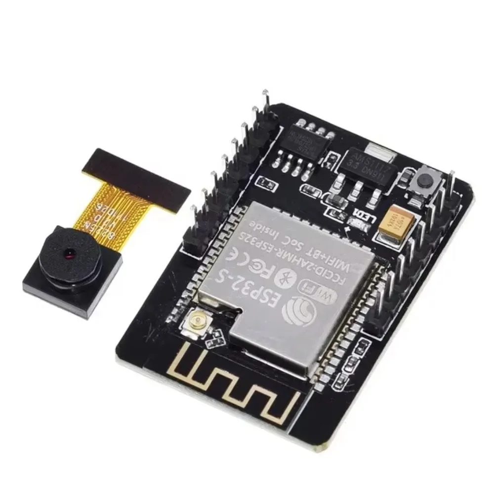 ESP32-CAM 개발 보드 WiFi+블루투스 모듈(OV2640 카메라용 직렬 포트 포함) 전자 부품