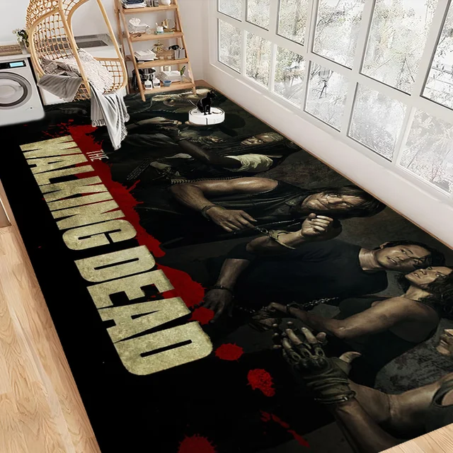 The Walking Dead ห้องน้ํา Anti-SLIP ดูดซับน้ํายาวเบาะห้องนอน MAT Hotel Decor MAT 1