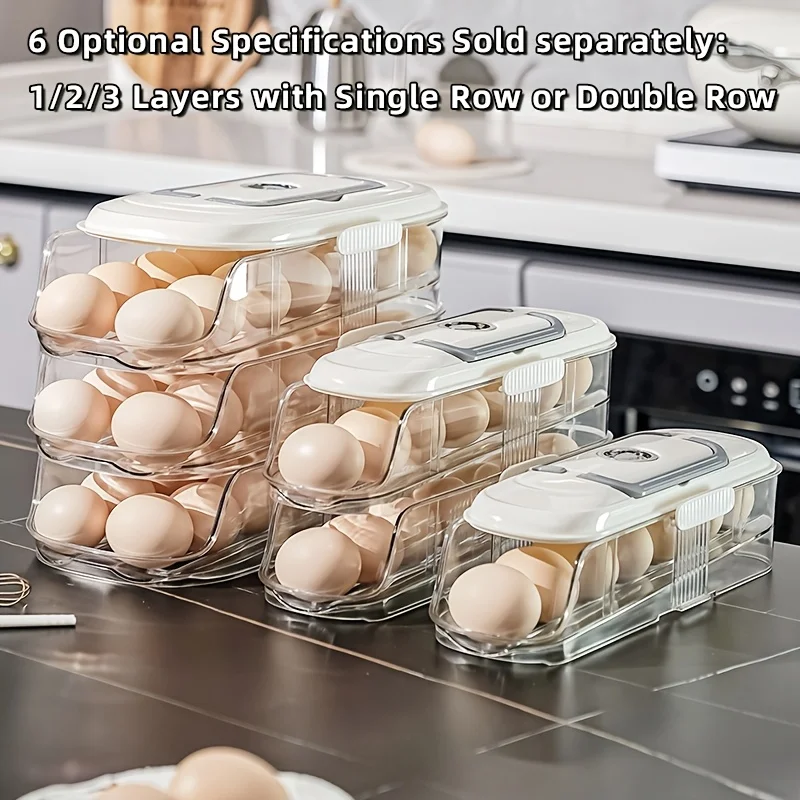 Rolling Egg Storage Rack 1