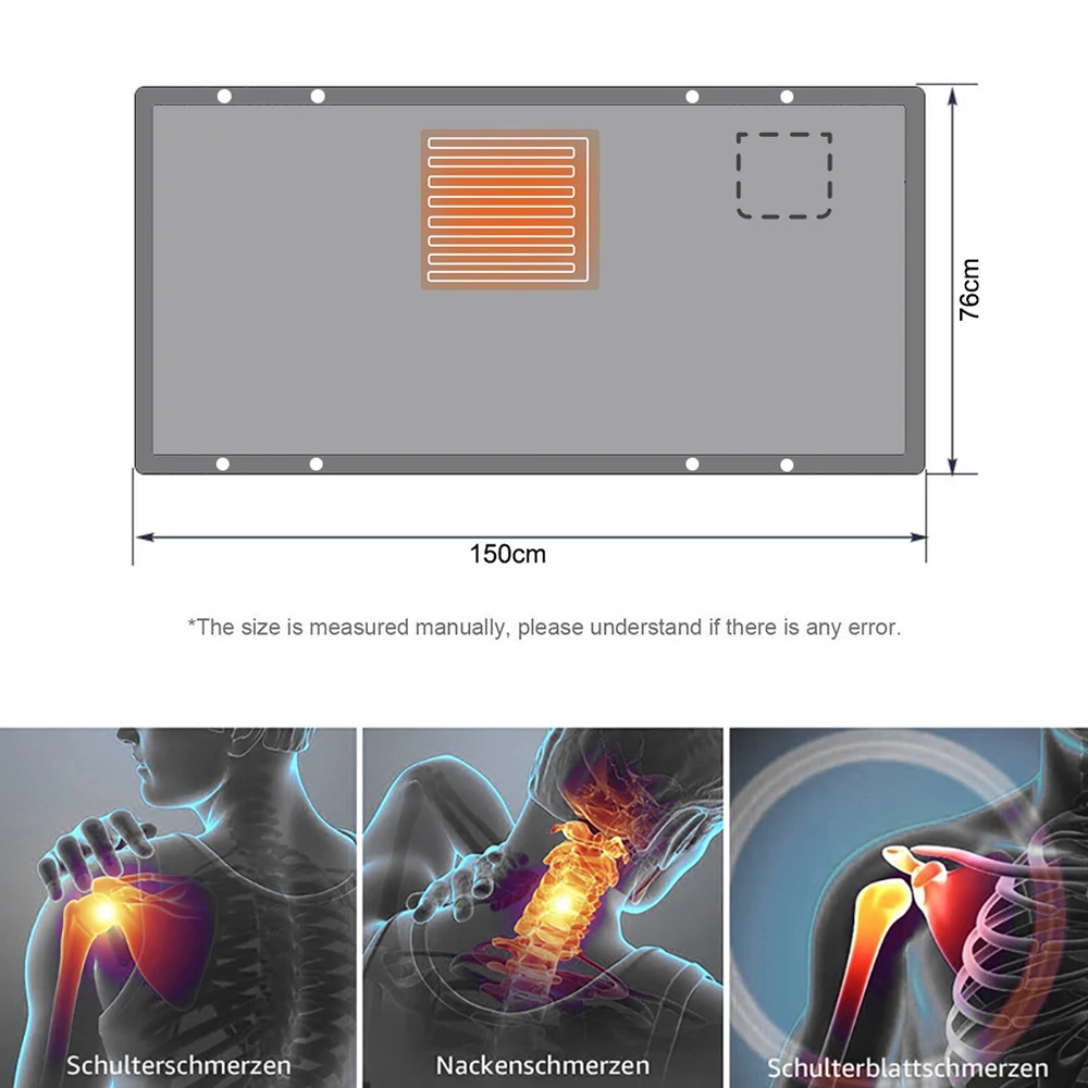 Description Picture 3 of itemCross border multifunctional USB Winter electric shawl blanket with 3 enhanced warm shoulder blanket intelligent heating control