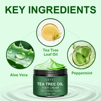 Crème anti-fissuration à l'huile de thé, soin des mains et des pieds, hydratation profonde longue durée, hydrate les mains sèches, adaptée à tous types de peau 4