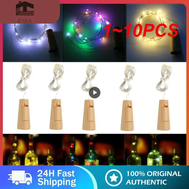 

1~10PCS Unique Design Party Decorations Stylish Wine Bottle Fairy Lights Versatile Wine Lovers Romantic Ambiance