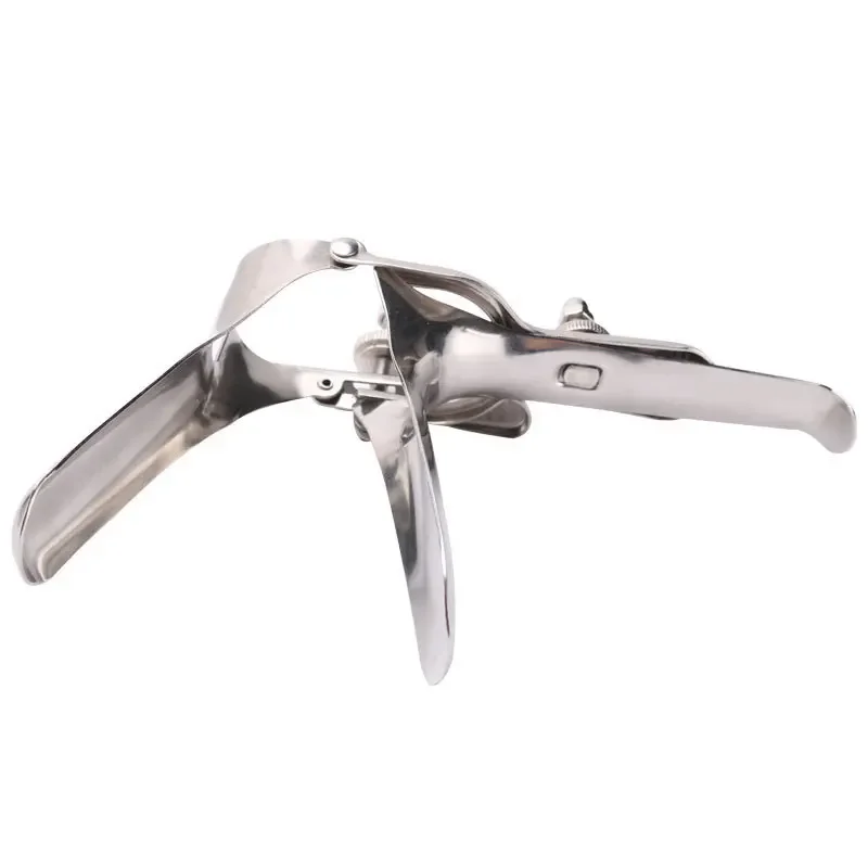 Stainless Steel Expansion Vaginal Voyeuristic Device Vaginal Dilators Colposcope Speculum Anal Sex Products 1PC