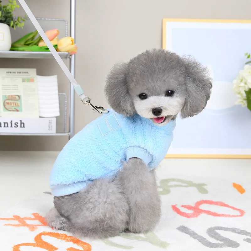 따뜻한 소형견 옷, 부드러운 양털 고양이 개 의류, 애완동물 강아지 겨울 조끼, 소형 중형견 고양이 치와와 요키용 코스튬