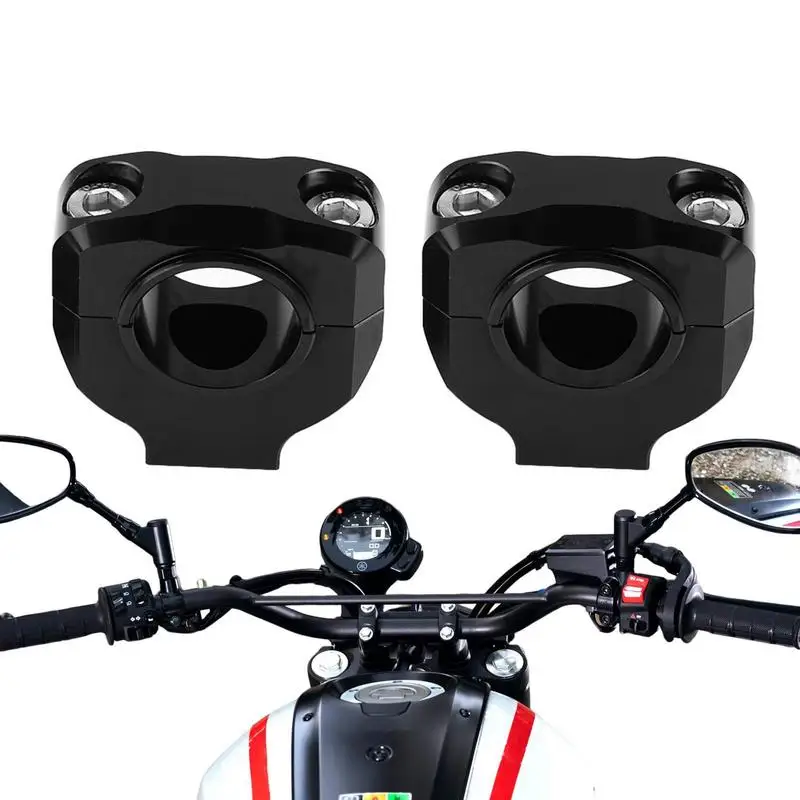 Moto Manubrio Riser Moto Riser Morsetto Altezza Sollevamento Manubrio 28Mm Morsetto Di Montaggio Antiruggine Altezza Sollevatore Per Bici
