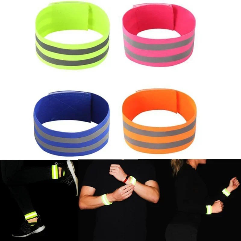 Braccialetti LED Ricaricabili USB - 4 Pezzi Con Luci RGB E Riflettori | Per Jogging, Bici E Sicurezza Notturna - Foto 9