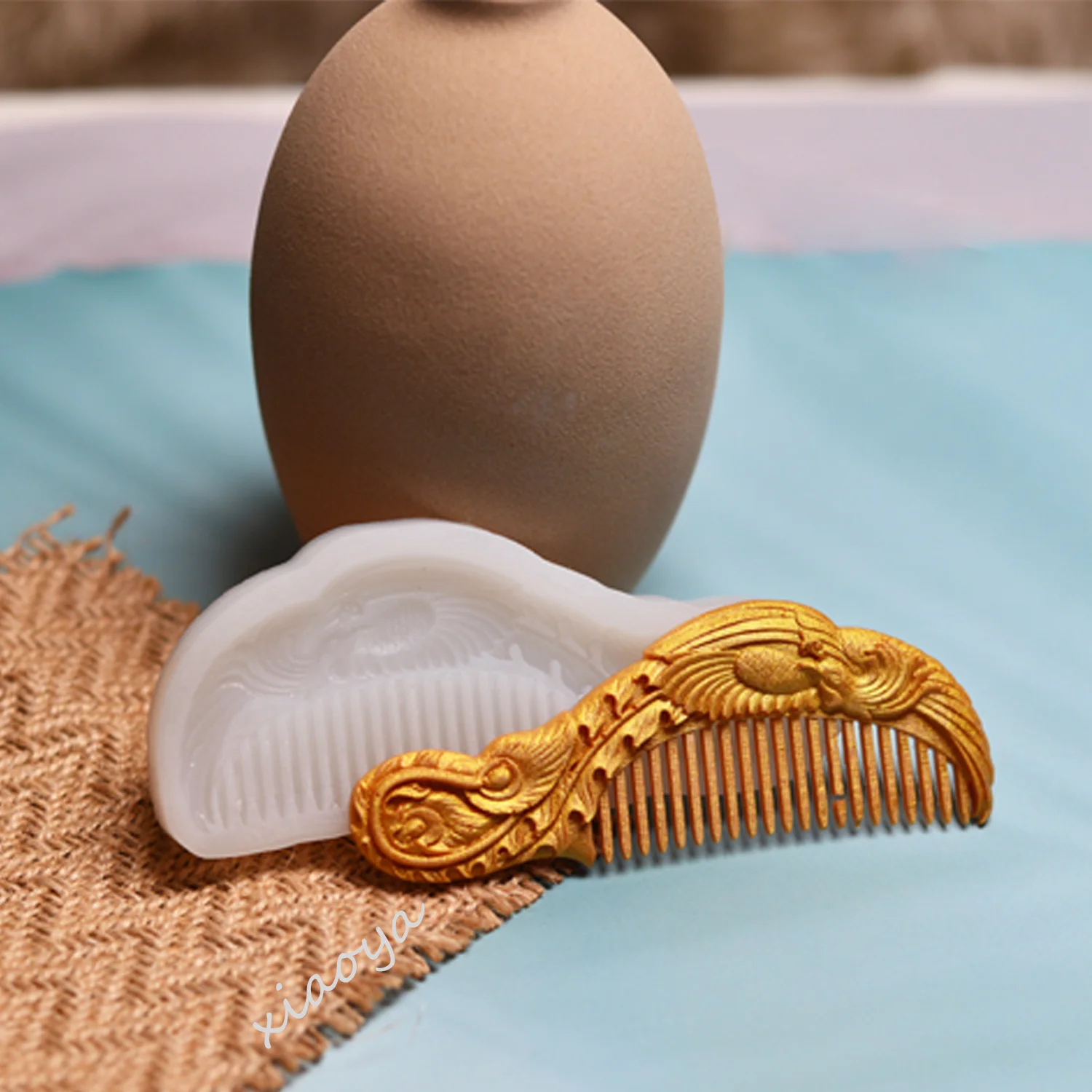 

Comb Shape Silicone Molds 3D Crafts Dessert Decorators Moulds Cake Decorating Tools