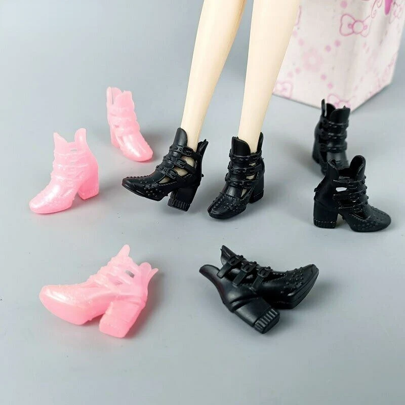 

5 Pairs of Fashionable Doll Shoes 11.5 Inch 1/6 Doll Accessories High Heel Shoes Sandals Doll Accessories