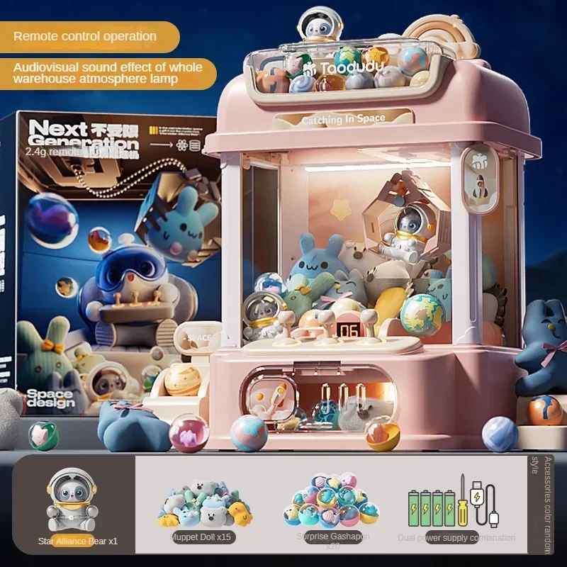 Children Remote Control Claw Machine Coin Operated Claw Crane Toy Capsule Toy Machine with Doll and Capsule Kids Xmas Gifts 4